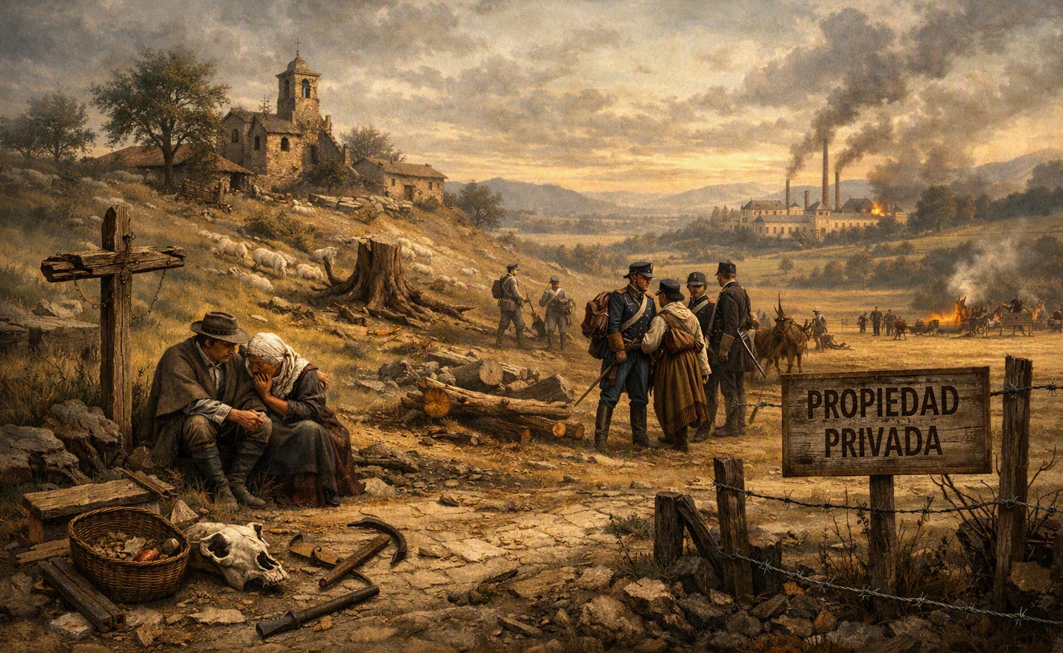Desamortización, Revolución Francesa y Constitución de 1812